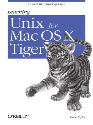 cover image of Learning Unix for Mac OS X Tiger